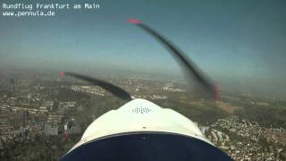 Cockpit View GoPro HD Hero Rundflug Frankfurt am Main [upl. by Aelaza]