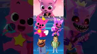 Pink Fong Exe VS Inside Out 2VS Coffin Dance Tiles Hop viral song trending shorts [upl. by Hepza]