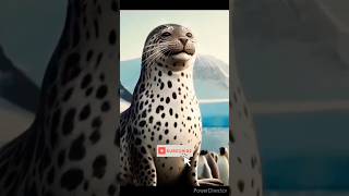 Leopard seal  Aquatic animal factsshaktikapoorcomedy [upl. by Guinevere]