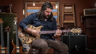 Alembic Mark King Signature Deluxe 4 Buckeye Burl Bass  CME Gear Demo  Marc Najjar [upl. by Finnigan]