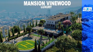 MLO Mansion Vinewood  GTA 5 FiveM AVAILABLE NOW [upl. by Anirbac]