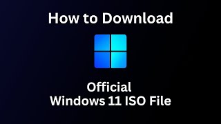 How to Download the Official Windows 11 ISO File  Virtual Comrade [upl. by Ihcehcu]