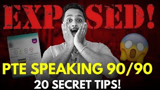 20 Secret Tips Exposed  PTE Speaking Score 9090  Skills PTE Academic [upl. by Puett]