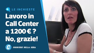 Nel call center di Milano che non trova operatori a 1200 euro al mese [upl. by Derdlim]