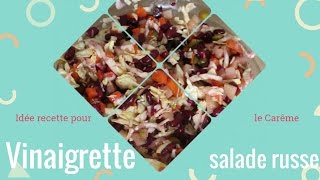 🥕🍆Vinigrettesalade russe idée recette CarêmeInsalata russo [upl. by Bainbrudge]