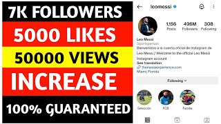 7K എന്നോ 👀🔥  How to increase instagram followers malayalam instagram likes and views [upl. by Ilrak]