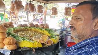 ₹ 30 की ऐसी पाव भाजी ki उंगलियों ko चाट लोगे Patna ka famous food yt trending streetfood vegan [upl. by Aihsatsan780]