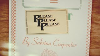 Sabrina Carpenter  Please Please Please Lyric Video [upl. by Corby]