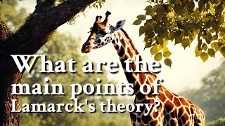 What are the main points of Lamarcks theory  Philosophy [upl. by Hernando]