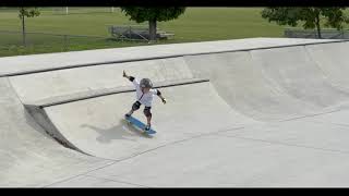 5yearold Jacob warming up at Tamworth Skatepark [upl. by Landan]