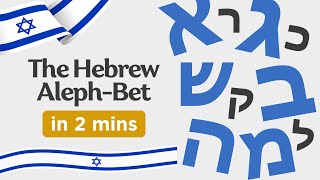 The Hebrew AlephBet in 2 minutes  Hebreways [upl. by Bel]