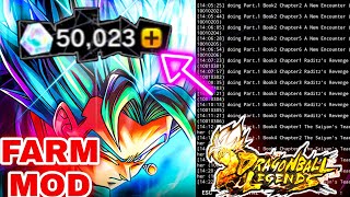 Dragon Ball Legends FARM MOD 🔥 50K CHRONO CRYSTALS FARM HACK TUTORIAL [upl. by Nas]