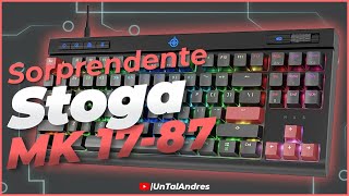 SORPRENDENTE TECLADO MECANICO  STOGA MK1787  ESPAÑOL  2022 [upl. by Nwahsid]