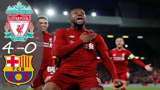 Liverpool vs Barcelona 40 2nd Leg UCL 2019 Extended Highlights Arabic Commentary🔥🎤 ucl [upl. by Aziram]