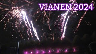 VUURWERKSHOW DFP  PAARDENMARKT VIANEN 2024 [upl. by Sethi473]