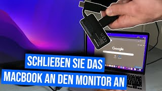 MacBook Externen Monitor anschließen  MacBook mit externem Monitor verbinden [upl. by Michigan]