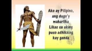 Ako Ay Pilipino lyrics with Kuh Ledesma [upl. by Vizza]