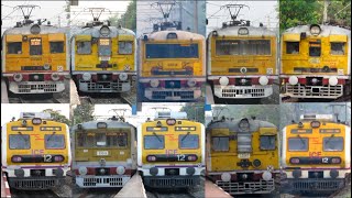 12 in 1 Amazing multicolored different model EMU local trains at Palta Station I Kolkata Trains [upl. by Markson]