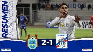 Resumen Deportivo Binacional vs Carlos A Mannucci 21 LIGA1BETSSONXGOLPERU [upl. by Ntsyrk985]