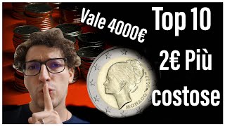 TOP 10 monete 2€ Più COSTOSE AL MONDO [upl. by Adyeren78]