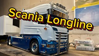 Scania Longline Tamiya RC Truck Scale 114 [upl. by Guild]