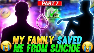 MY FAMILY SAVED ME FROM SUICIDE 😭  मैं अपना घर छोड़ कर चला गया  GARENA FREE FIRE [upl. by Elatan]