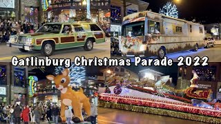 Gatlinburg Christmas Parade 2022 Smoky Mountains Tennessee artiststorytellerdonny [upl. by Oreves598]