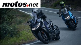 Comparativo BMW C400X vs BMW C400GT  Prueba  Review en español [upl. by Nairolf704]