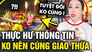 Xuất hiện ý kiến cho rằng năm 2024 KHÔNG NÊN CÚNG GIAO THỪA khiến dân mạng tranh cãi  Tin 3 Phút [upl. by Neom]