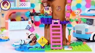 Lego Friends Vet Clinic Ambulance  Build amp Review [upl. by Aciemaj]