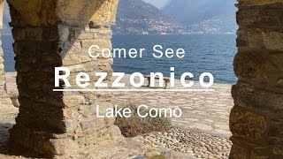 Rezzonico am Westufer des Comer See Lago di Como Lake Como Italy [upl. by Stormy928]