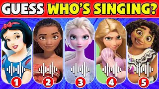 Guess Whos SINGING By The Best 100 DISNEY SONGS Compilation  Disney Princess Songs Trivia NT Quiz [upl. by Beekman678]