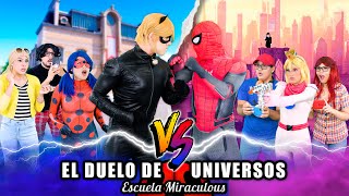 MIRACULOUS GUERRA DE UNIVERSOS LA PELICULA🐞❤️  Escuela Miraculous Lady Bug [upl. by Fatimah331]