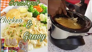 Easy Crock Pot Chicken And Gravy Crockpot Recipes [upl. by Erehc]