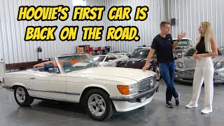 Why Hoovie stopped driving his first car and left it to rot 1985 Mercedes 500SL Euro until today [upl. by Eldrida]