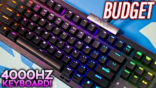 BUDGET 4000Hz KEYBOARD EVGA Z20 Optical Keyboards  Full Review [upl. by Dannye]