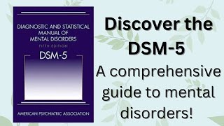 Demystifying the DSM5 Understanding its Purpose and Practical Applications [upl. by Valentin]