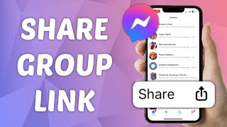 How to Share Messenger Group Link [upl. by Yetak]