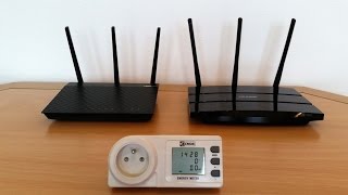 ASUS RTAC66U vs TPLINK Archer C7 AC1750 Power consumption measurement [upl. by Jodi195]