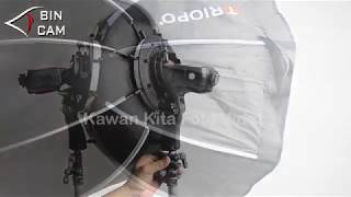 Softbox octabox with handheld for flash 65 cm [upl. by Annahsed]