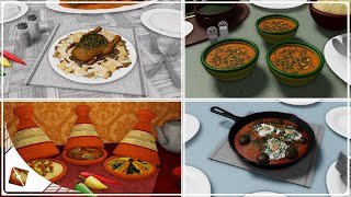 ROBLOX Studio  Food Series 5 Moroccan Dishes 🇲🇦 [upl. by Leuqcar]