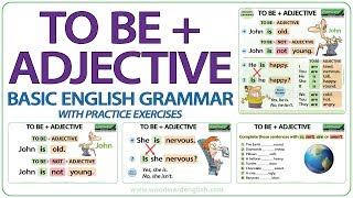 To Be  Adjective  Basic English Grammar Lesson [upl. by Mosnar87]