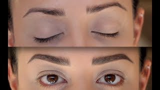 How to quick fix slightly over plucked browsEyebrow tutorial [upl. by Nortal]