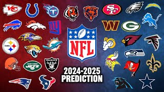 Early Predictions for the 20242025 NFL Season [upl. by Aihsekel]