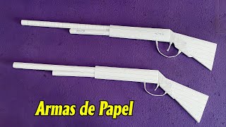 Armas De Papel  Como Hacer Una Pistola De Papel  Manualidades Facil  Cosas Origami [upl. by Demetra]