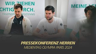 Pressekonferenz Herren I Medientag Olympia Paris 2024 [upl. by Aseiram]