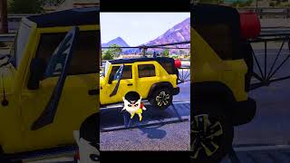 Shinchan😂 amp Rampage Saved a TRUCK DRIVER 😁 In GTA5 PART1 Full Fun shorts gta5telugu [upl. by Ikkim]