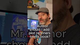 Author on plot reminders in books indieauthor author authortok authortube booktube booktok [upl. by Ecirtac494]