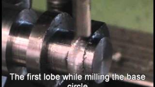 Milling a camshaft with EMC2 [upl. by Atteuqehs837]