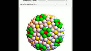 Spheres on a Truncated Icosahedron [upl. by Duthie33]